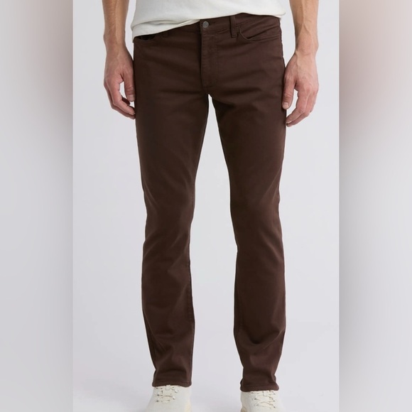 Joe’s Jeans NWT Men’s Slim Fit French Terry Jeans Chocolate Brown size 40 x 32 - Picture 1 of 12